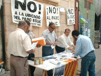 2007paraeta recullida de signatures vinaros