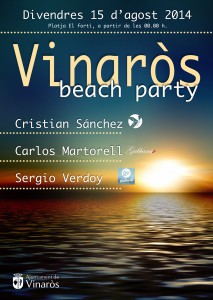 cartel vinaros beach party