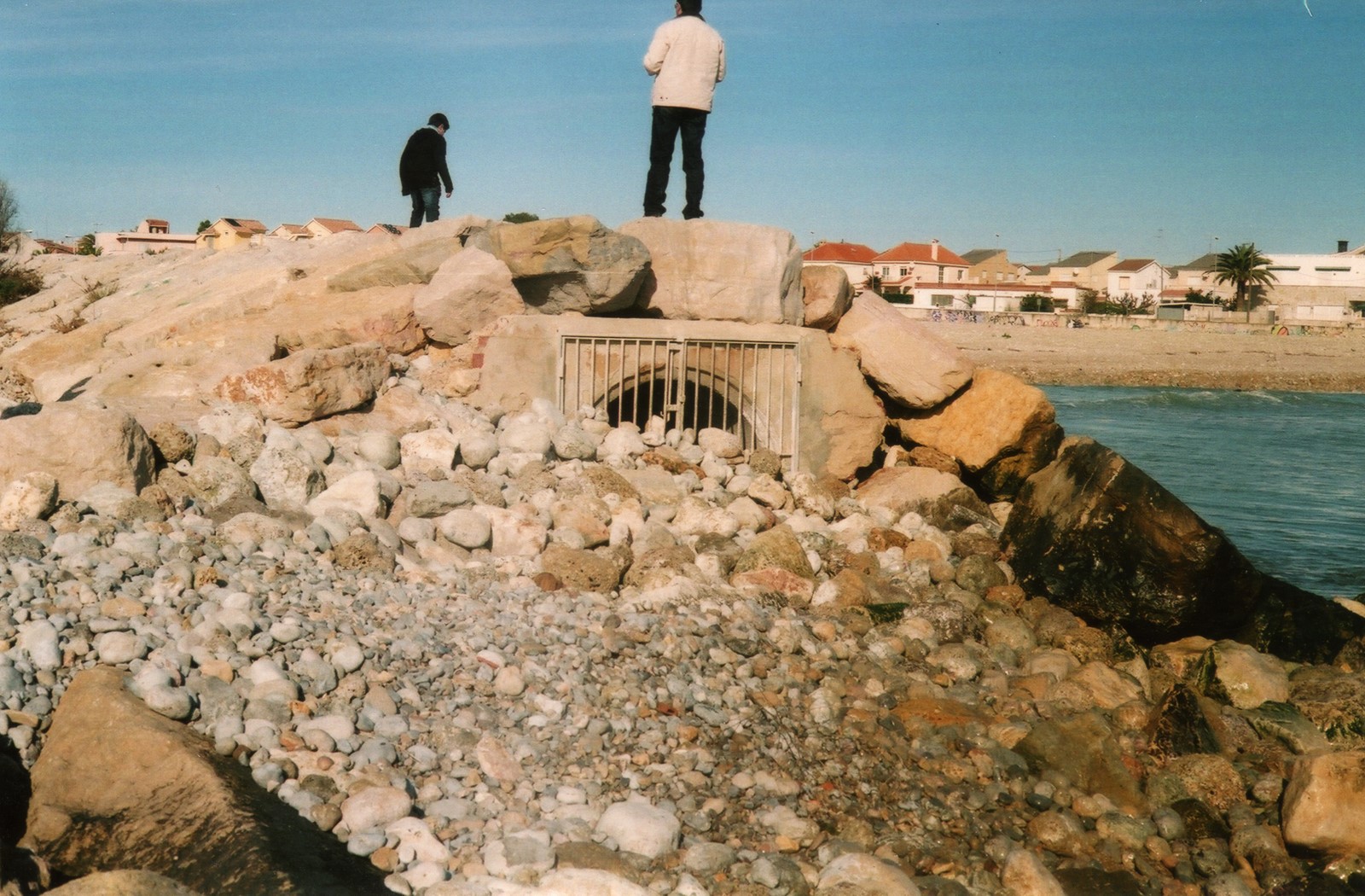 Claveguera del passeig Colom