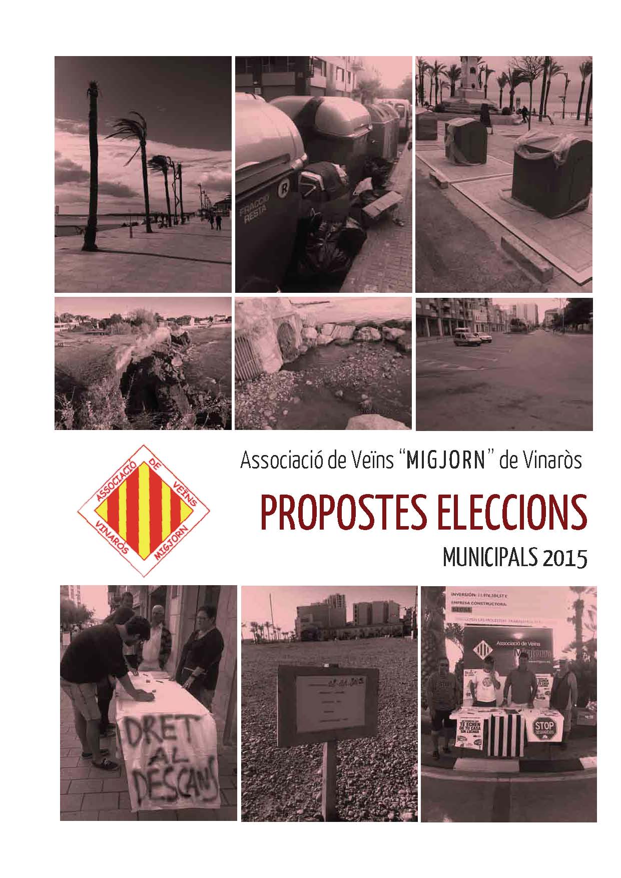 PROPOSTES ELECCIONS 2015