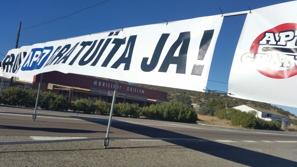 Vinaròs, 10 de març de 2016. 18è tall de carretera.