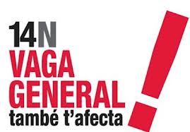 14N VAGA GENERAL, a Vinaròs concentració a les 11.30h. davant de l’Ajuntament